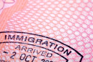 Immigration Stamp on passport