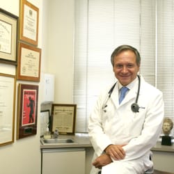 Dr. Albert Levy in his office
